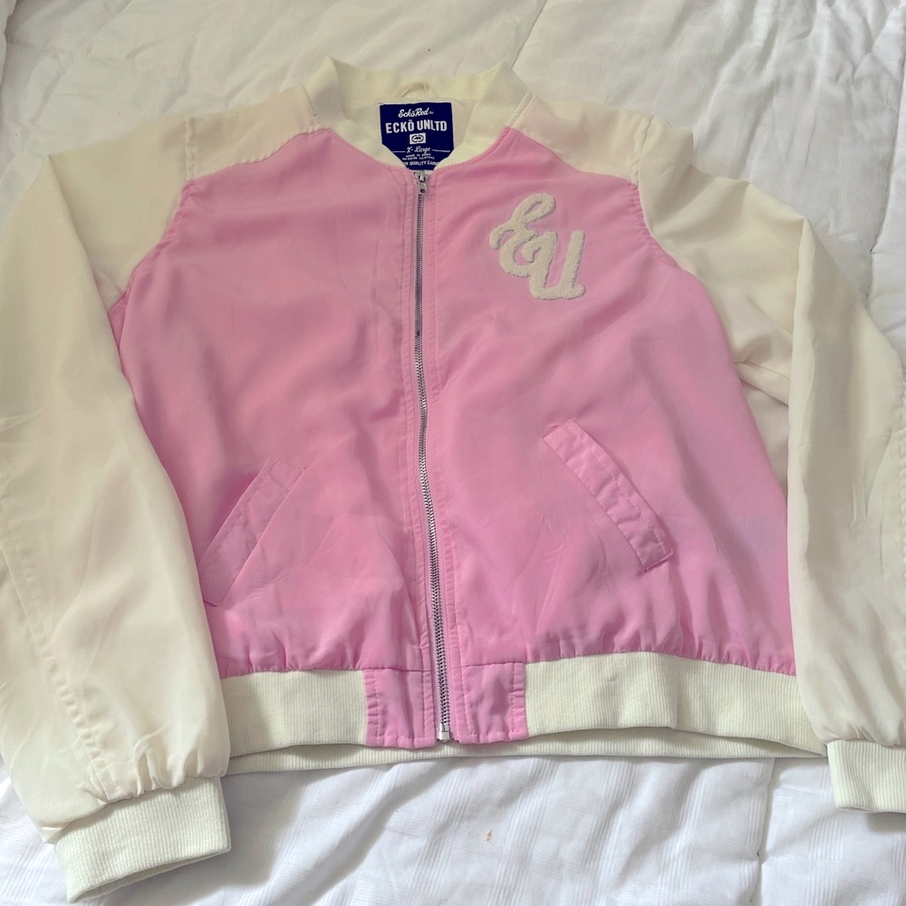 Echo Unltd-Jacket-girls XL-pink/white-excellent used condition-no pets/smoke